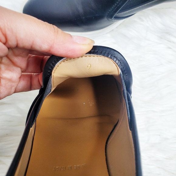 Everlane | Black Leather Street Slip-on Loafers - Picture 6 of 13